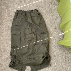 Bershka parachute skirt